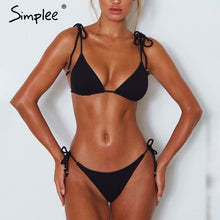 Load image into Gallery viewer, Padded Swimwear Simplee Push up padded summer beach wear bodysuit