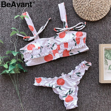 Load image into Gallery viewer, Padded Swimwear Two piece bodycon sexy bodysuit women Padded