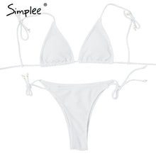 Load image into Gallery viewer, Padded Swimwear Simple Push up padded summer beach wear bodysuit