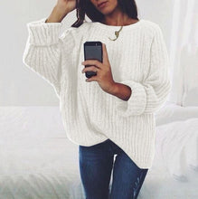 Load image into Gallery viewer, Oversized Sweater Autumn Winter Oversize Sweater Knitted Pullover