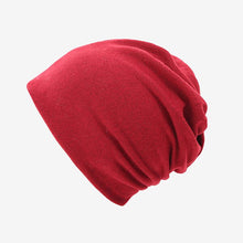 Load image into Gallery viewer, Ponytail Beanie Hat Multifunction Knitted Hat Female Casual Plain Bonnet