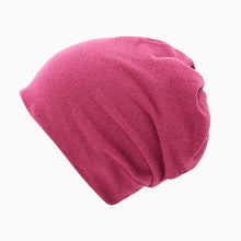 Load image into Gallery viewer, Ponytail Beanie Hat Multifunction Knitted Hat Female Casual Plain Bonnet