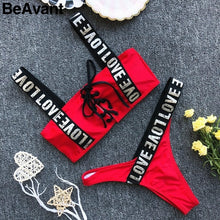 Load image into Gallery viewer, Padded Swimwear up two-piece women sexy bodysuit Padded beach wear