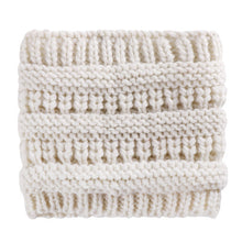 Load image into Gallery viewer, Ponytail Beanie Hat Woolen Cap Women Soft Knit Turban
