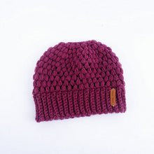 Load image into Gallery viewer, Ponytail Beanie Hat New Womens Warm