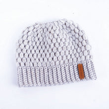 Load image into Gallery viewer, Ponytail Beanie Hat New Womens Warm
