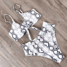 Load image into Gallery viewer, Padded Swimwear Swimwear Women Swimsuit 2019 High Waist Bikini