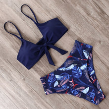 Load image into Gallery viewer, Padded Swimwear Swimwear Women Swimsuit 2019 High Waist Bikini