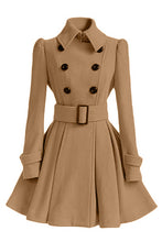 Load image into Gallery viewer, Winter/Spring Coat Fashion Spring Casual Winter Woolen Coat Women Skirt