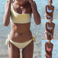 Load image into Gallery viewer, Padded Swimwear 2019 New 2pcs Women Summer Swimwear Swimsuit Bikini