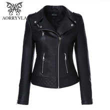 Load image into Gallery viewer, Leather Jackets 2019 Spring Women Leather Jacket  Leather