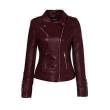 Load image into Gallery viewer, Leather Jackets 2019 Spring Women Leather Jacket  Leather