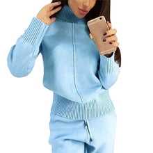 Load image into Gallery viewer, Oversized Sweater Woman Wool Knitted suit soft warm Winter Suit