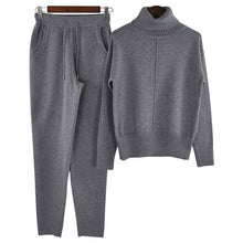 Load image into Gallery viewer, Oversized Sweater Woman Wool Knitted suit soft warm Winter Suit