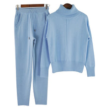 Load image into Gallery viewer, Oversized Sweater Woman Wool Knitted suit soft warm Winter Suit