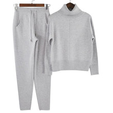 Load image into Gallery viewer, Oversized Sweater Woman Wool Knitted suit soft warm Winter Suit
