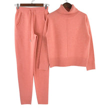 Load image into Gallery viewer, Oversized Sweater Woman Wool Knitted suit soft warm Winter Suit