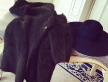 Load image into Gallery viewer, Lambs wool Coat Luxury Long Mink Cashmere Coat Women