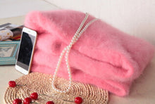 Load image into Gallery viewer, Lambs wool Coat Luxury Long Mink Cashmere Coat Women