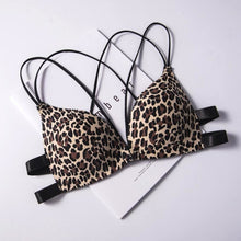 Load image into Gallery viewer, Seamless Bra Pre-summer Leopard Print Sexy Bra Bustier Crop Top