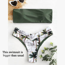 Load image into Gallery viewer, Padded Swimwear Bandeau swimwear women push up s