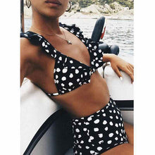 Load image into Gallery viewer, Padded Swimwear 2019 Sexy High Waist Bikini Sets Women Swimwear Push Up