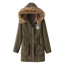 Load image into Gallery viewer, Winter/Spring Coat  Women Fluffy Parkas Female Women Coat Thicken Warm Cotton Winter Jacket