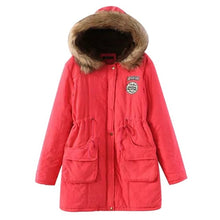 Load image into Gallery viewer, Winter/Spring Coat  Women Fluffy Parkas Female Women Coat Thicken Warm Cotton Winter Jacket