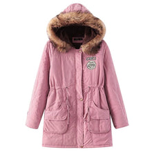 Load image into Gallery viewer, Winter/Spring Coat  Women Fluffy Parkas Female Women Coat Thicken Warm Cotton Winter Jacket