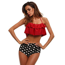 Load image into Gallery viewer, Padded Swimwear 2019 Mujer Swimsuit Swimwear Women High Waist Bikini Set