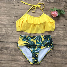 Load image into Gallery viewer, Padded Swimwear 2019 Mujer Swimsuit Swimwear Women High Waist Bikini Set