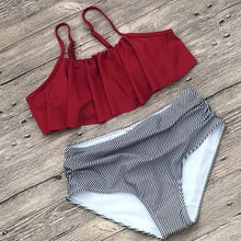 Load image into Gallery viewer, Padded Swimwear 2019 Mujer Swimsuit Swimwear Women High Waist Bikini Set