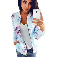 Load image into Gallery viewer, Floral Spring Jacket Retro Floral Print Women Coat Casual Plus Size Z