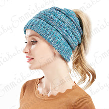 Load image into Gallery viewer, Ponytail Beanie Hat Women's Ponytail Beanie Skull