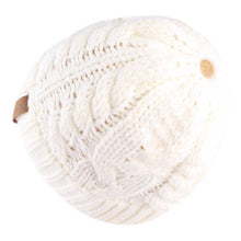 Load image into Gallery viewer, Ponytail Beanie Hat Kids Beanie  Warm Winter Girls and Boys Caps