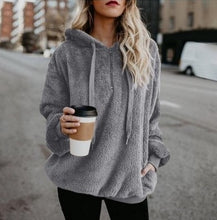 Load image into Gallery viewer, Oversized Sweater Warm Hooded Sweater Women Thick Pullovers