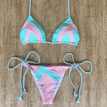 Load image into Gallery viewer, Padded Swimwear 2019 Sexy Halter Swimsuit Women Thong Micro Bikini String Padded