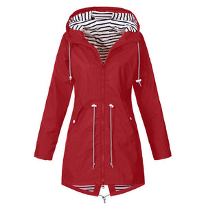 Winter/Spring Coat Clothes Women 2019 Solid Rain Jacket Outdoor Jackets