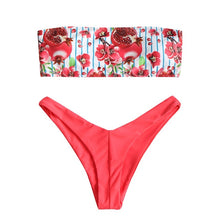 Load image into Gallery viewer, Padded Swimwear Bandeau swimwear women push up s