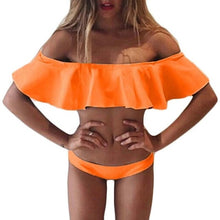Load image into Gallery viewer, Padded Swimwear 2019 Sexy Bandeau   Women Swimsuit Push Up