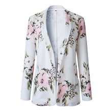 Load image into Gallery viewer, Floral Spring Jacket Women  Print Long Sleeve Blazer 2019