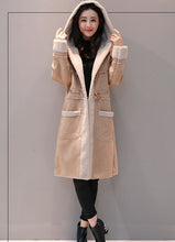 Load image into Gallery viewer, Lambs wool Coat new lambs wool winter coat female long hair thickening