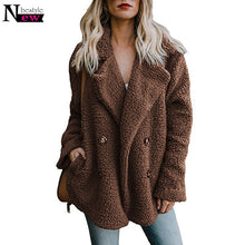 Load image into Gallery viewer, Lamb  wool Coat Women's Jackets Warm Winter Coat Women Cardigans Ladies