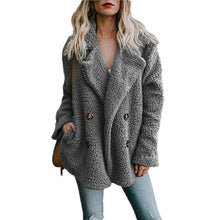 Load image into Gallery viewer, Lamb  wool Coat Women's Jackets Warm Winter Coat Women Cardigans Ladies