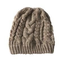 Load image into Gallery viewer, Ponytail Beanie Hat New Women Ponytail Stretch Knitled Crochet